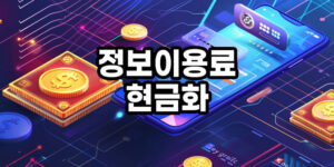 정보이용료 현금화
